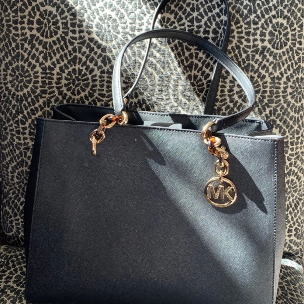 Michael Kors Sofia Large Leather Tote/Shoulder Ba… - image 2